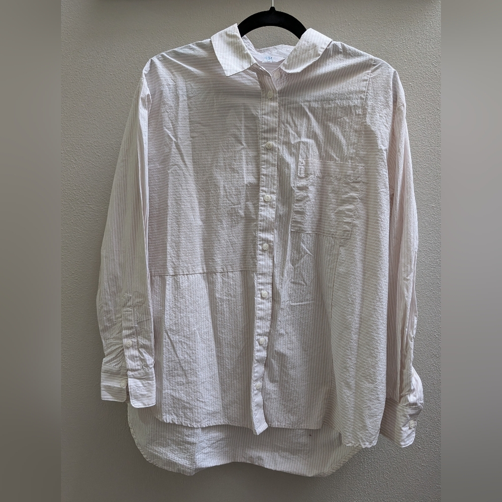 Time and Tru White Button Down Shirt